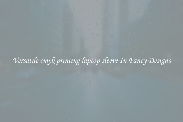 Versatile cmyk printing laptop sleeve In Fancy Designs