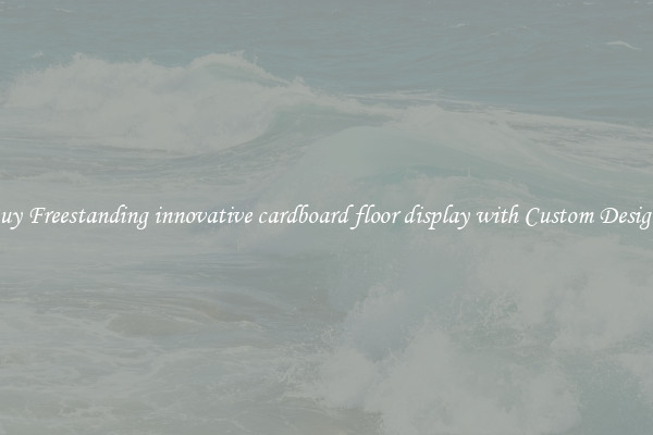 Buy Freestanding innovative cardboard floor display with Custom Designs