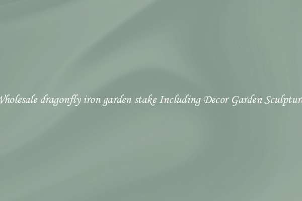 Wholesale dragonfly iron garden stake Including Decor Garden Sculptures