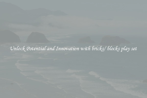 Unlock Potential and Innovation with bricks/ blocks play set 