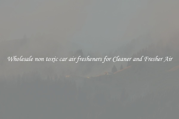 Wholesale non toxic car air fresheners for Cleaner and Fresher Air