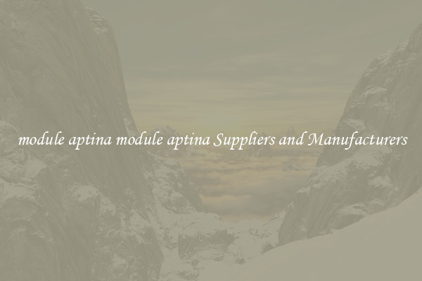 module aptina module aptina Suppliers and Manufacturers