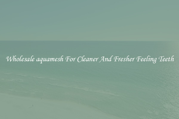 Wholesale aquamesh For Cleaner And Fresher Feeling Teeth
