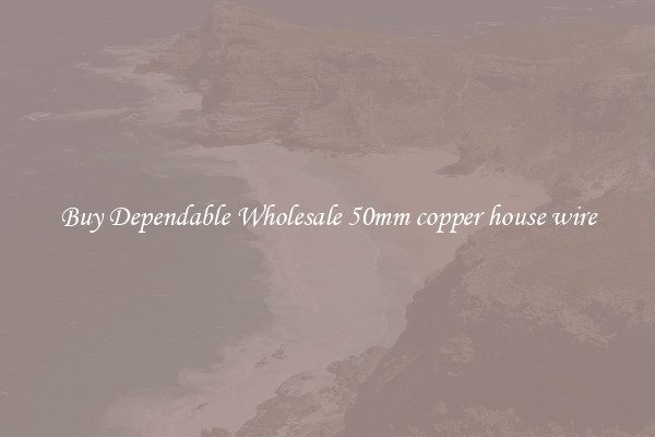 Buy Dependable Wholesale 50mm copper house wire